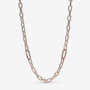 Pandora ME Link Chain Necklace - 14k Rose Gold-Plated